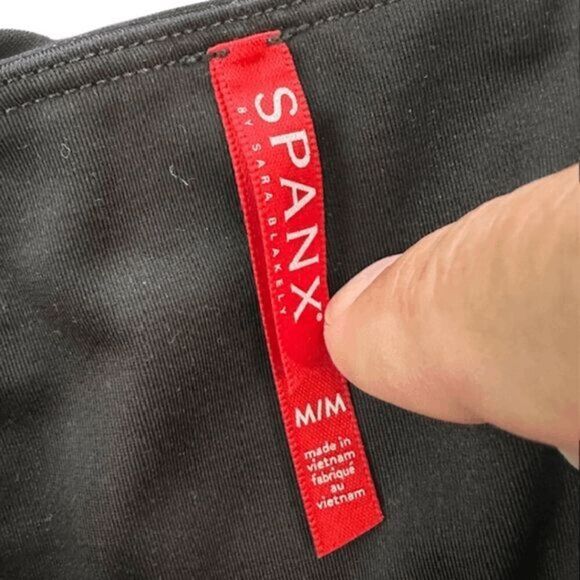 Spanx Women's Faix Leather High Waist Leggings Black Size‎ Medium - Picture 3 of 8